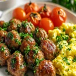 Breakfast Meatballs First Image First Image