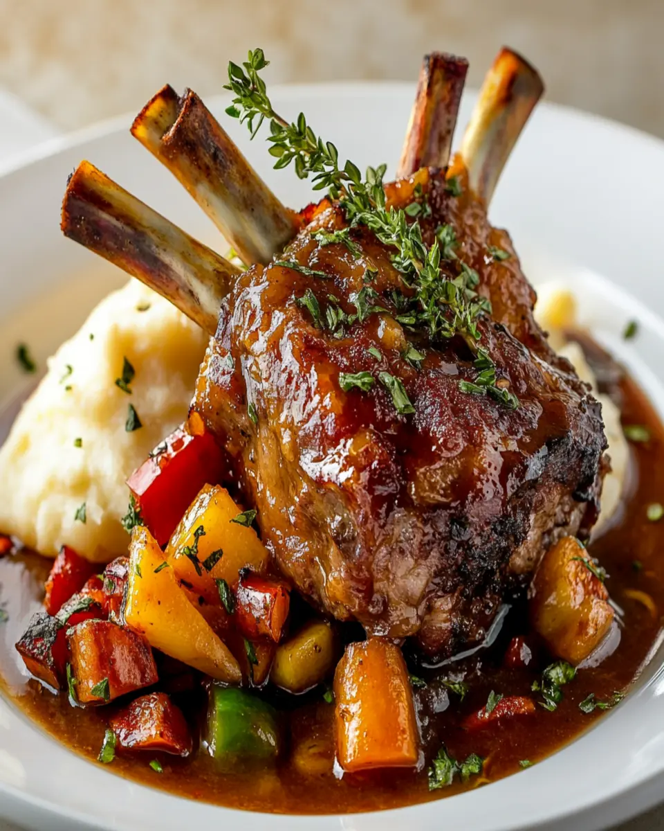 Braised Lamb Shanks: Fall-Off-The-Bone Indulgence Awaits