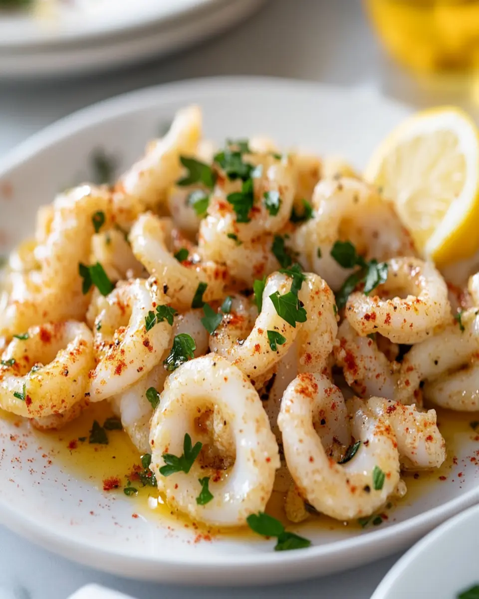 Hot Butter Calamari: Irresistibly Crispy and Flavorful Delight
