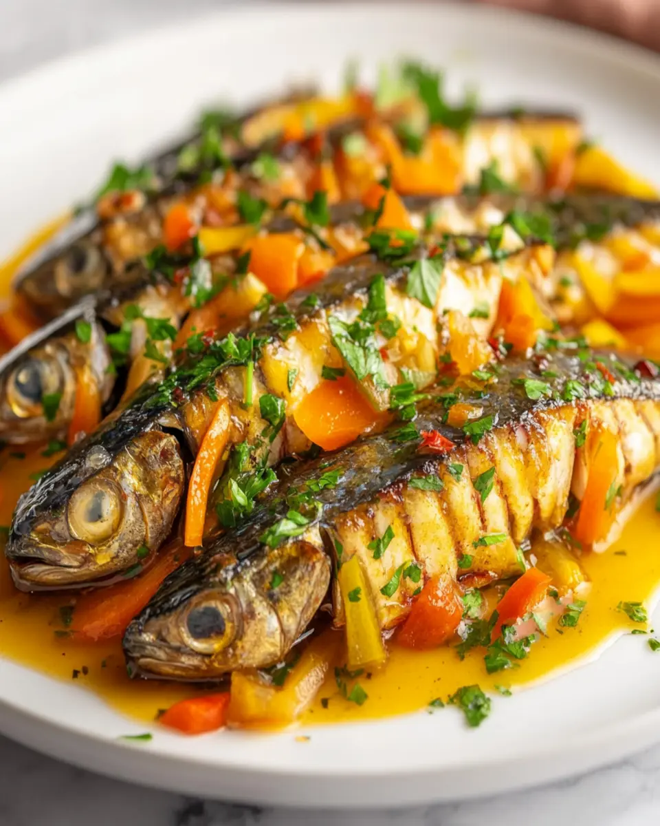 Mackerel Escabeche in Animal Fat: Irresistibly Rich & Flavorful