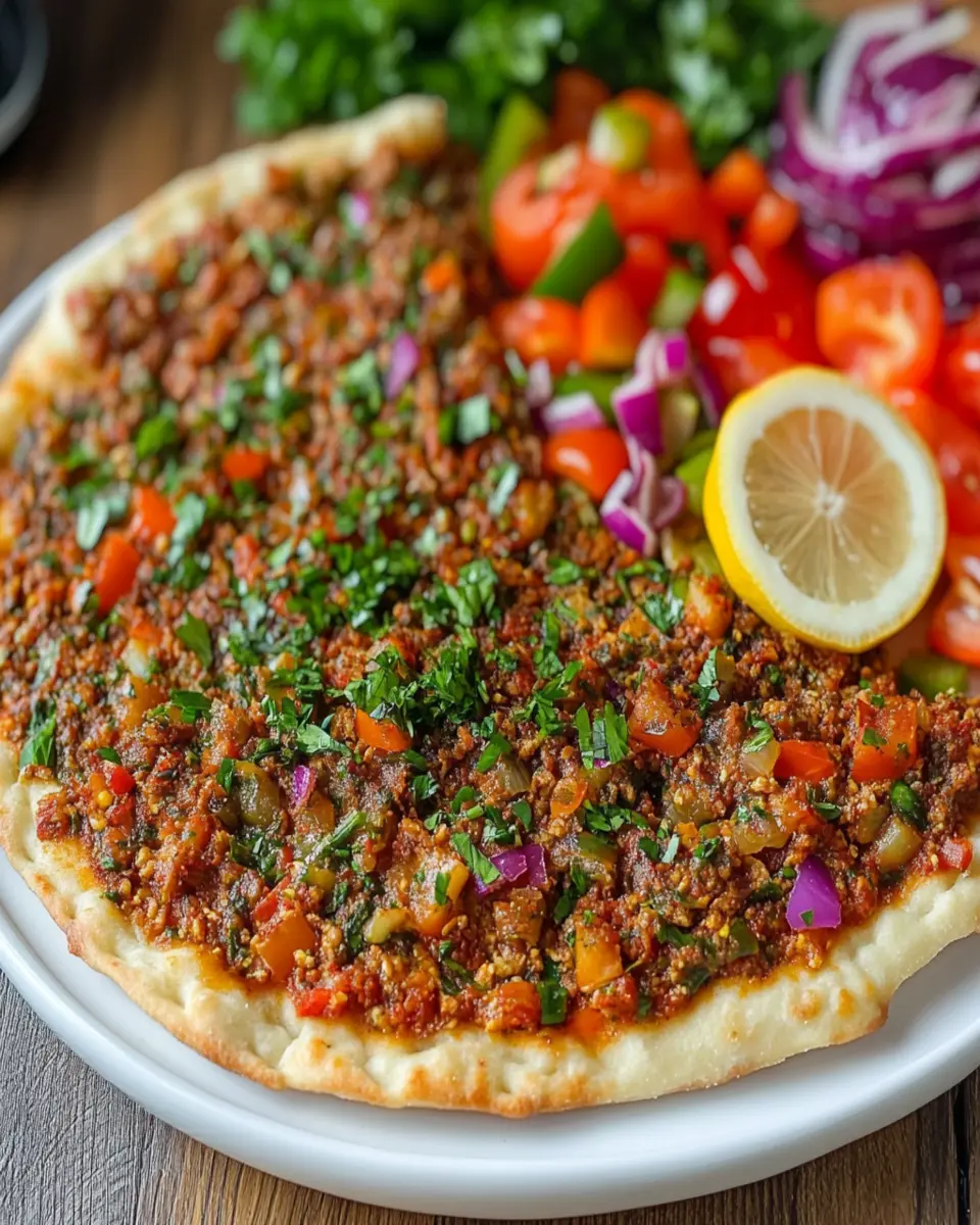 Lahmacun Turkish Pizza: Irresistibly Flavorful and Easy to Make
