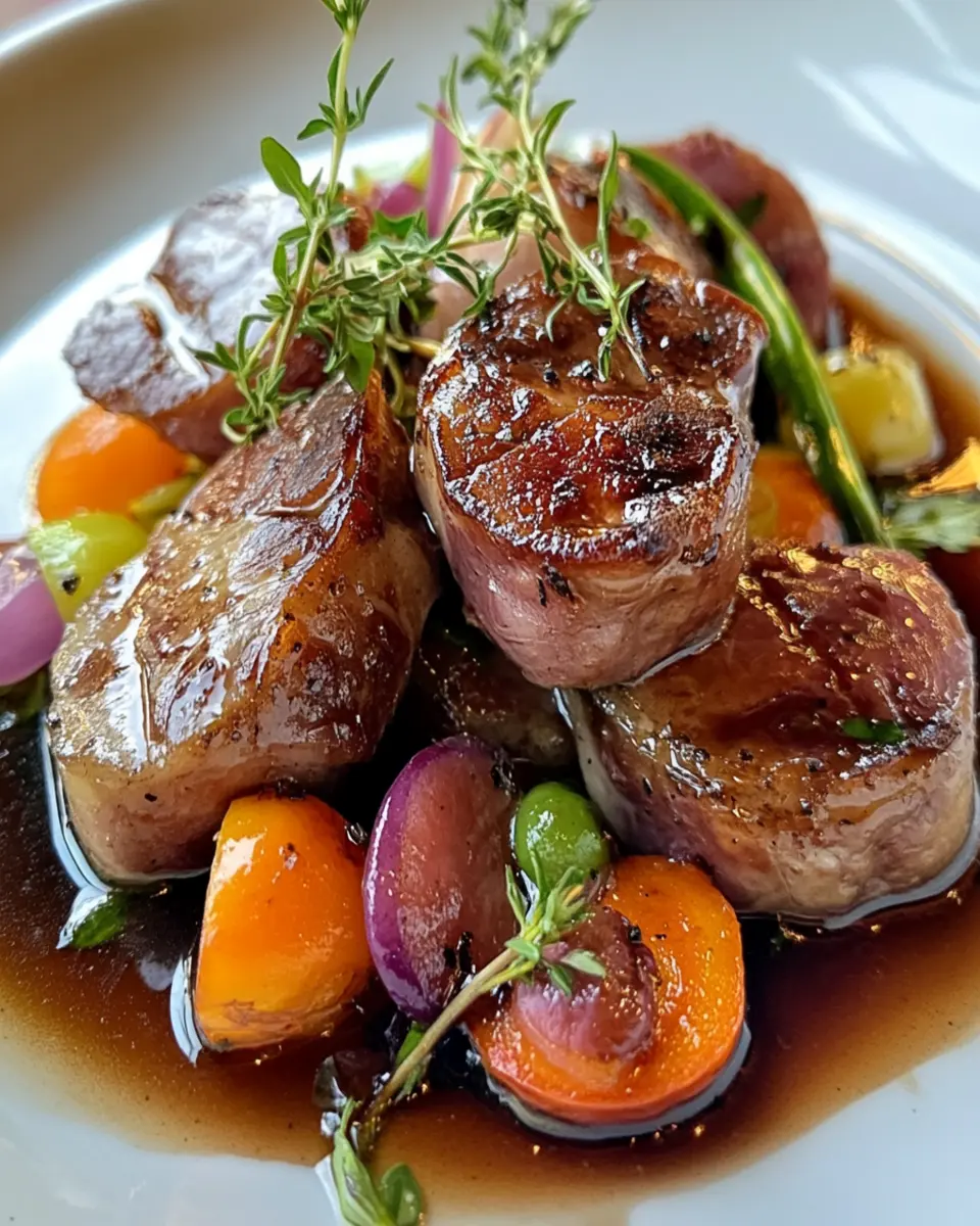 Pan-Seared Duck Hearts: Indulgent Flavor in Browned Butter