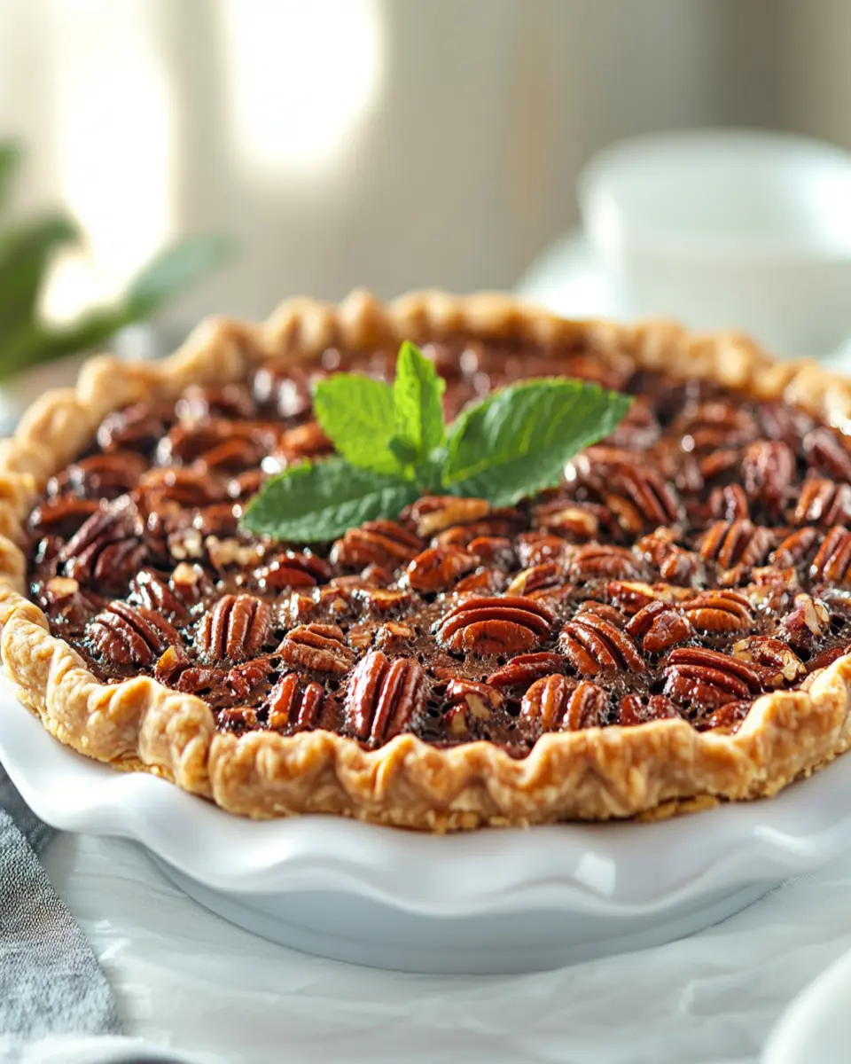 Easy Southern Pecan Pie: Irresistibly Sweet and Simple Delight