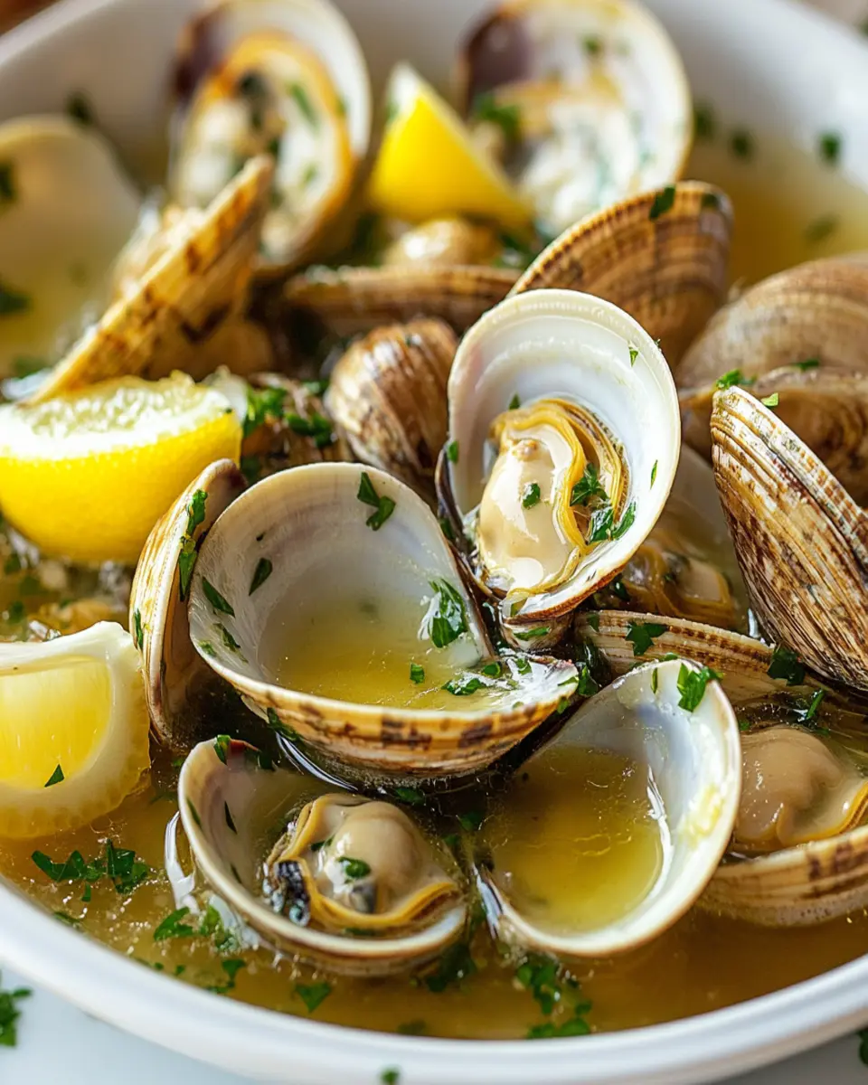 Clams Steamed in Bone Broth and Butter: Irresistibly Rich Delight