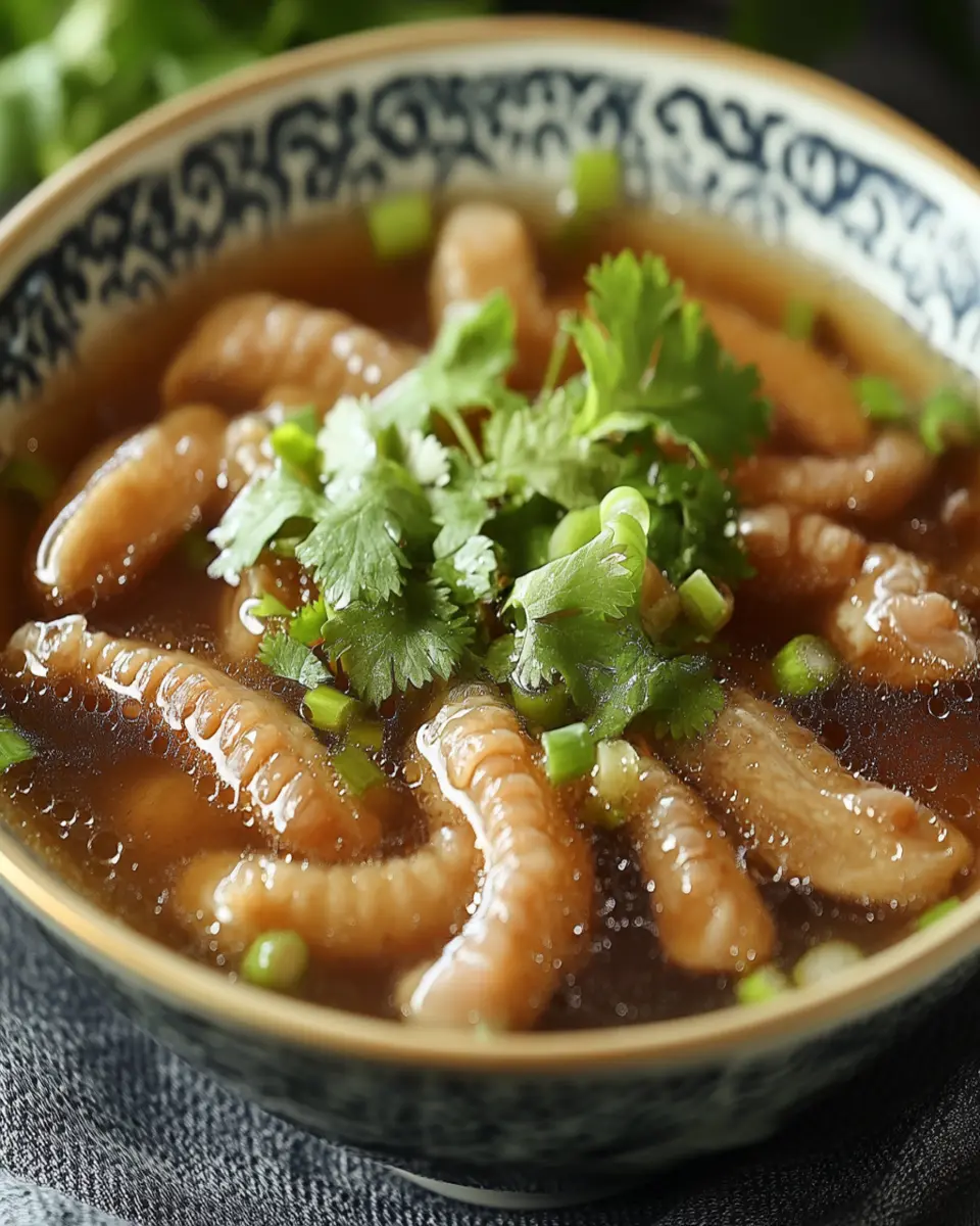 Chicken Feet Broth Double Simmered: Comfort in a Bowl