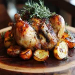 Cornish Hen Spatchcocked Over Charcoal First Image First Image
