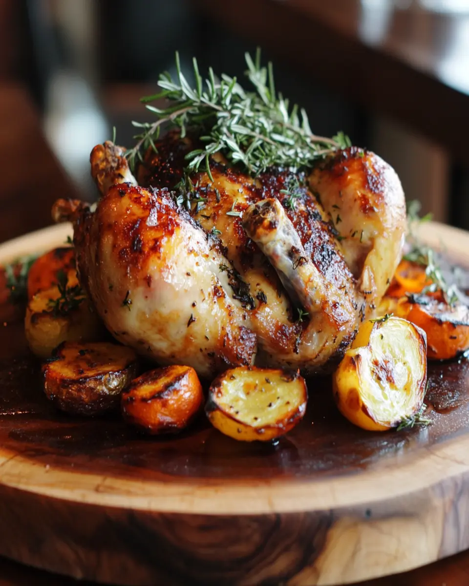 Cornish Hen Spatchcocked Over Charcoal: The Juiciest Feast Ever