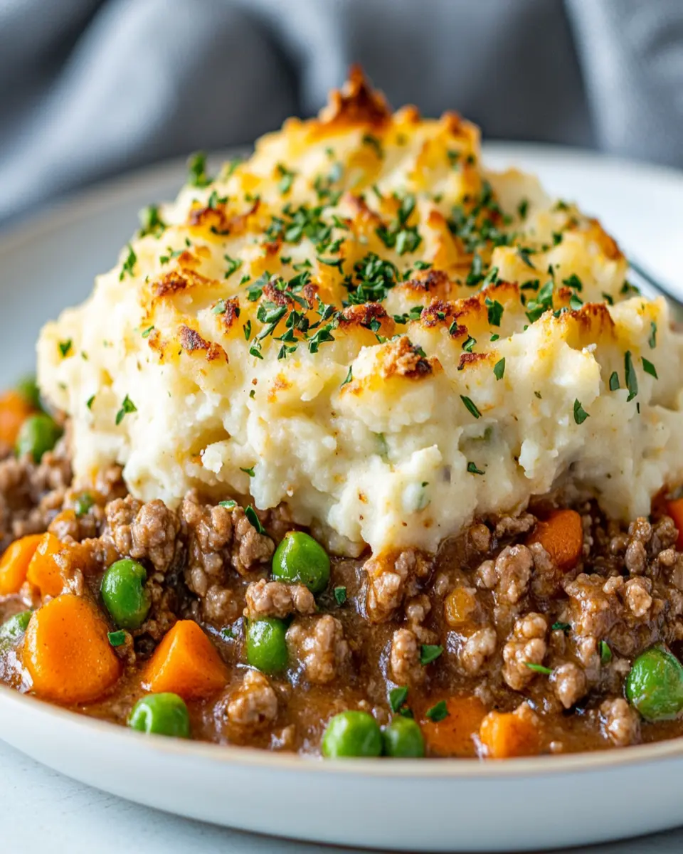 Keto Shepherd’s Pie with Cauliflower Mash: A Cozy Low-Carb Delight