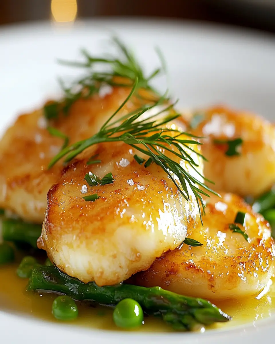 Cod Cheeks Pan-Fried in Duck Fat: Irresistibly Juicy Delight