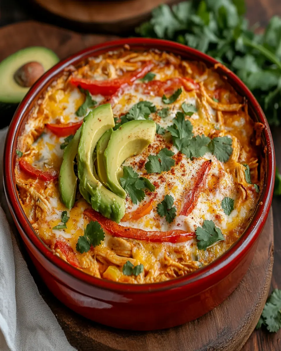 Cozy Keto Mexican Chicken Casserole: Easy 30g Protein Prep