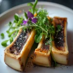 Roasted Bone Marrow with Smoked Maldon First Image First Image