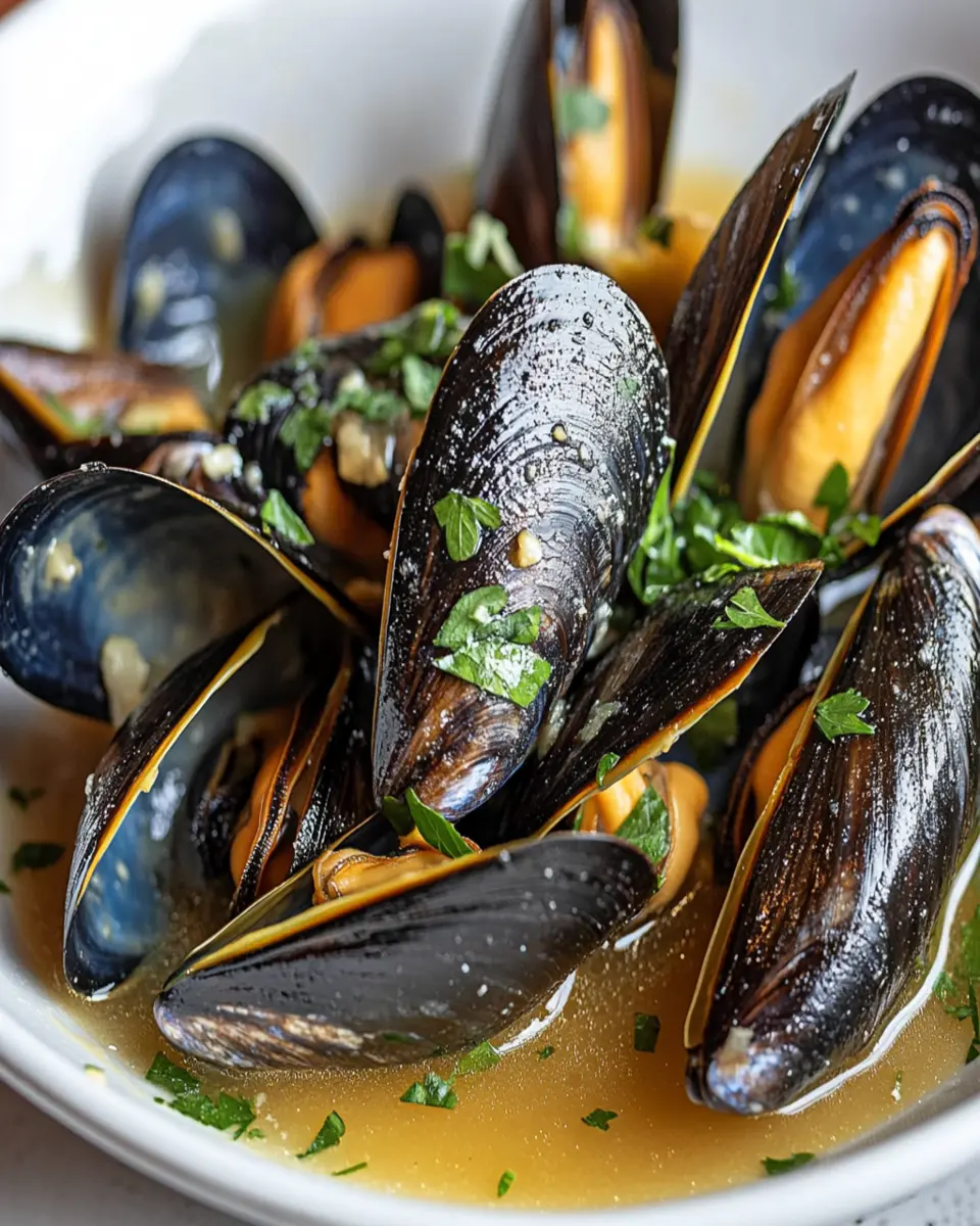 Mussels in Garlic-Butter Broth: The Best No-Wine Delight!