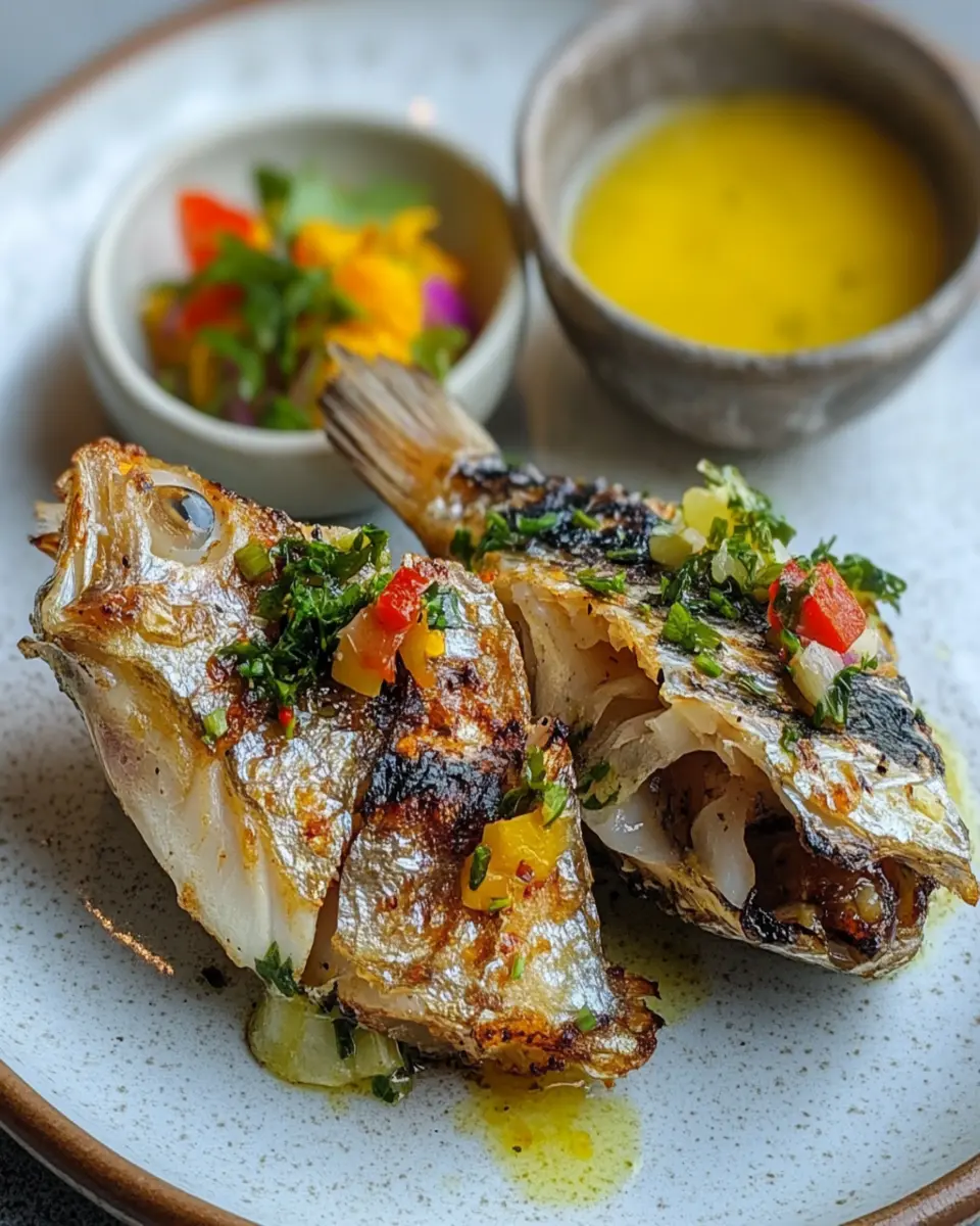 Fish Head Collar Broiled to Crispy: A Comforting Delight