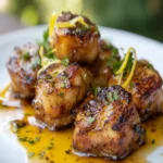 Grilled Sweetbreads with Lemon-Butter Drizzle First Image First Image