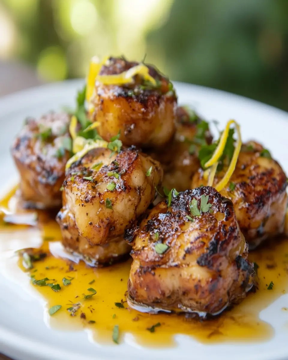 Grilled Sweetbreads: Irresistibly Juicy with Lemon-Butter Drizzle