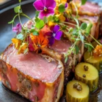 Head Cheese Terrine, Sliced and Seared First Image First Image